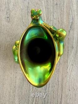 Zsolnay Pecs Art Nouveau Eosin Glaze Pitcher Jug Vase