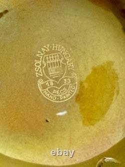 Zsolnay Pecs Art Nouveau Eosin Glaze Pitcher Jug Vase